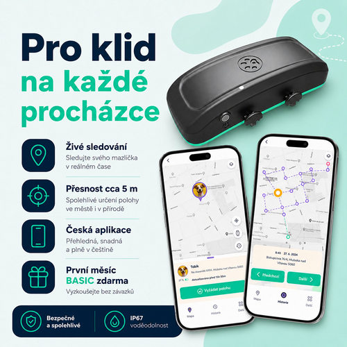 PetsToGo One – GPS tracker pro psy