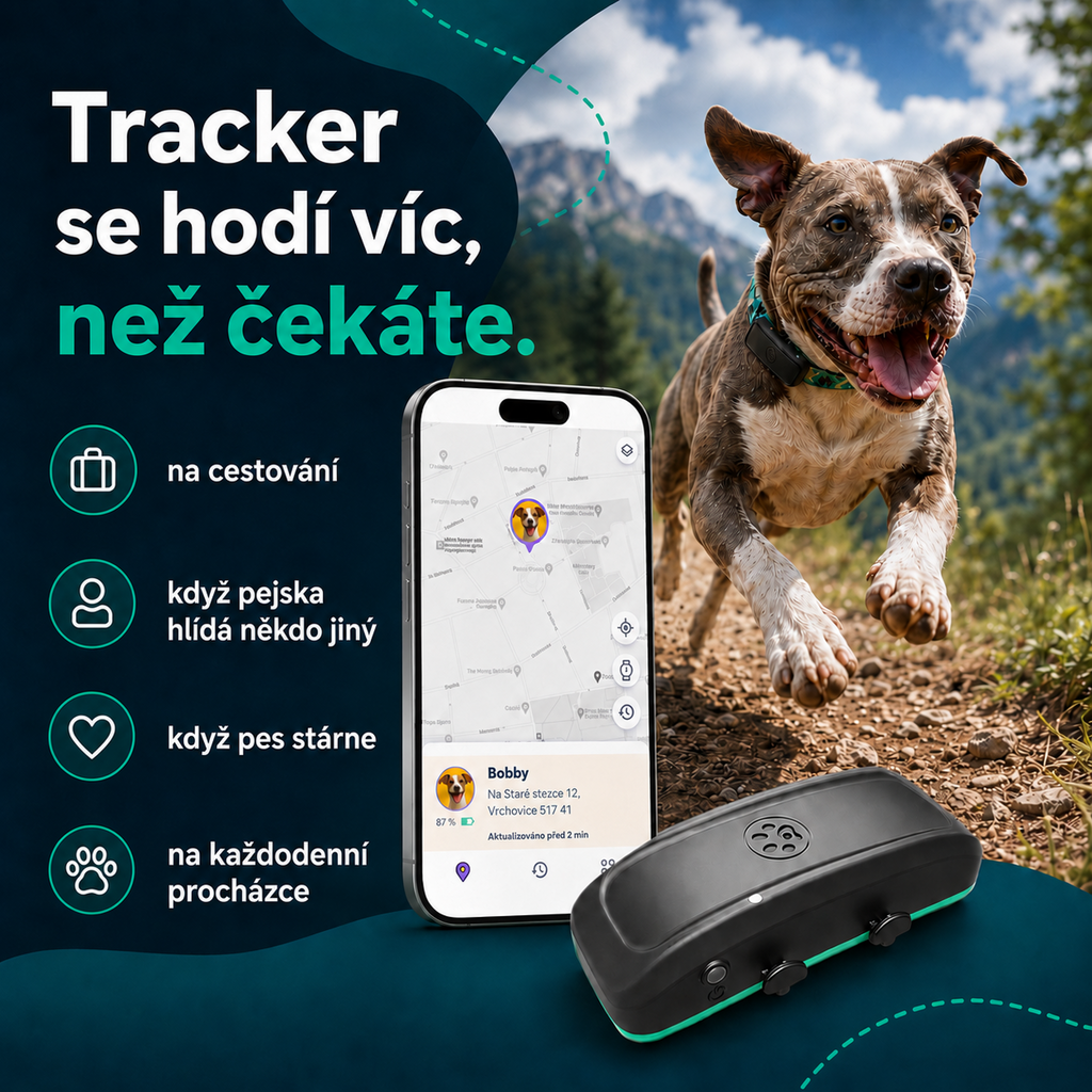 PetsToGo One – GPS tracker pro psy